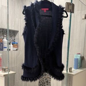 Lilly Pulitzer Trinette Vest navy size small